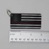 American Flag Thin Red Line Key Chain 2