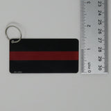 Thin Red Line Key Chain 3