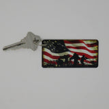 American Flag Soldiers Key Chain 4
