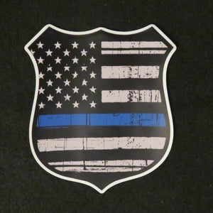 Thin Blue Line Police Badge Magnet 1