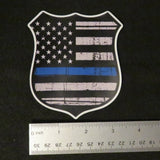 Thin Blue Line Police Badge Magnet 2