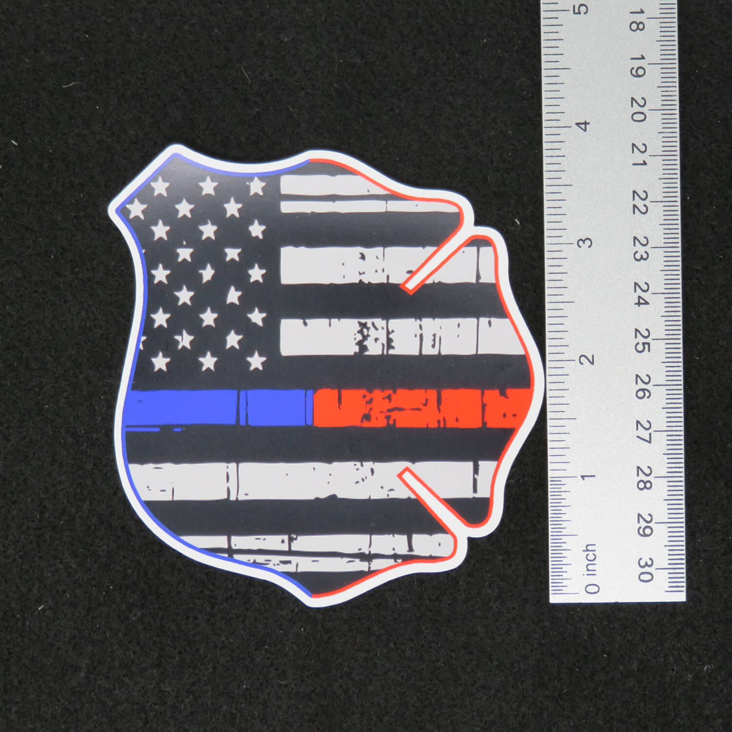 Two  2  Flag Set 3x5FT Thin Blue Line Black And White American Flag Police Law Enforcement Defend - View #10